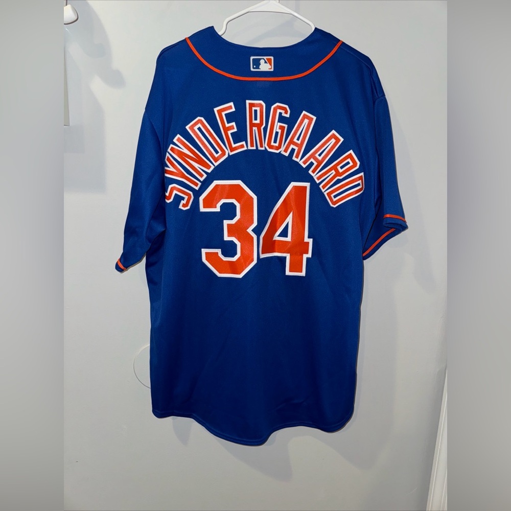 New York Mets Noah Syndergaard Majestic‎ Jersey X- Large White MLB